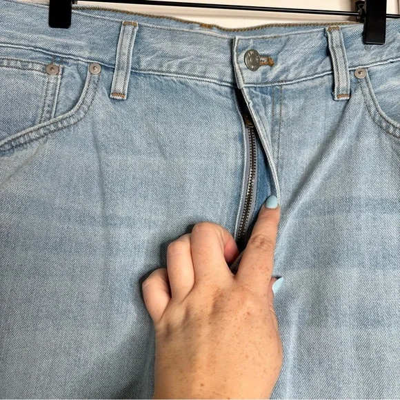 Madewell The Perfect Vintage Wide-Leg Crop Jean size 32 - Picture 5 of 15